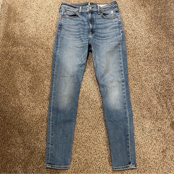 Rag & Bone Nina Cropped High Rise Skinny Jeans - Picture 2 of 6